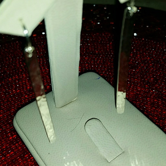 Brand New Pure SS Bar Earrings - Picture 1 of 8